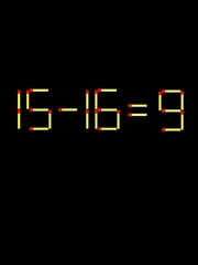 Thử tài IQ: Di chuyển một que diêm để 15-16=9 thành phép tính đúng