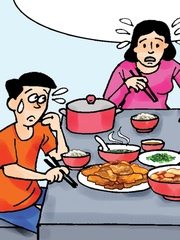 Khi bạn sống đủ lâu để thấy người nghèo... chỉ có thịt để ăn