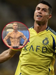 Dân mạng phát sốt khi Ronaldo khoe ‘body cực phẩm’ tuổi 40