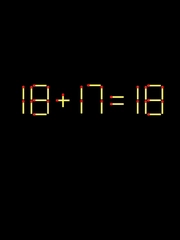 Thử tài IQ: Di chuyển một que diêm để 18+17=18 thành phép tính đúng