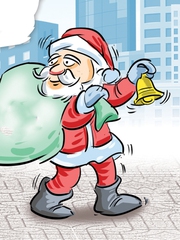 Khi lũ con nít đụng phải 'ông già Noel dịch vụ'