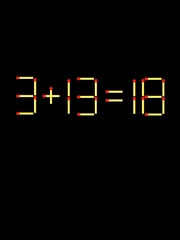 Thử tài IQ: Di chuyển một que diêm để 3+13=18 thành phép tính đúng