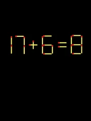 Thử tài IQ: Di chuyển một que diêm để 17+6=8 thành phép tính đúng