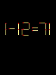 Thử tài IQ: Di chuyển một que diêm để 1-12=71 thành phép tính đúng