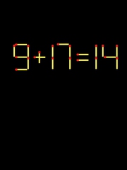 Thử tài IQ: Di chuyển một que diêm để 9+17=14 thành phép tính đúng