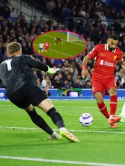 Fan Liverpool ‘sốc toàn tập’ khi Salah sút trượt khung thành trống cách 7m