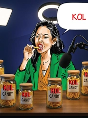 Người đẹp gãy răng vì kẹo dỏm