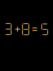 Thử tài IQ: Di chuyển một que diêm để 3+8=5 thành phép tính đúng