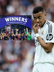 Mbappe chúc mừng PSG vô địch Champions League, dù đang kiện nhau ra tòa