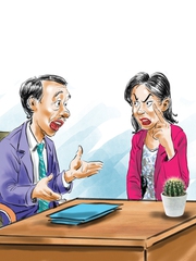 Nhân viên sale bị sa thải vì cặp chân mày phong thủy