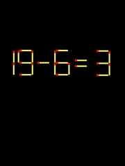 Thử tài IQ: Di chuyển một que diêm để 19-6=3 thành phép tính đúng