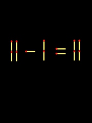 Thử tài IQ: Di chuyển một que diêm để 11-1=11 thành phép tính đúng