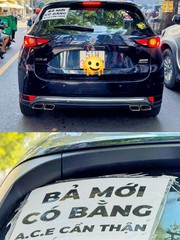 Ảnh vui 3-7: Lời cảnh báo dễ thương từ phía chủ xe ô tô