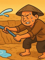 Câu thành ngữ nói về sự nỗ lực cố gắng này là gì?