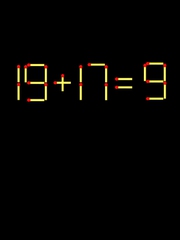 Thử tài IQ: Di chuyển một que diêm để 19+17=9 thành phép tính đúng