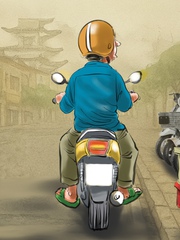 Địa phận của xe xăng đến đây là hết!