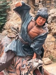 Thanh niên hóa trang 'Võ Tòng đánh hổ' thần thái hơn bản gốc