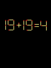 Thử tài IQ: Di chuyển một que diêm để 19+19=4 thành phép tính đúng