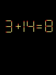Thử tài IQ: Di chuyển một que diêm để 3+14=8 thành phép tính đúng