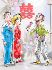 Ông chú hát 'Phút cuối', cô dâu chú rể ngỡ ngàng