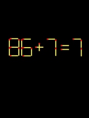 Thử tài IQ: Di chuyển một que diêm để 86+7=7 thành phép tính đúng