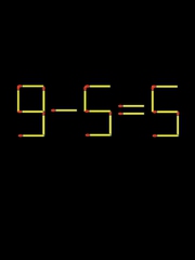 Thử tài IQ: Di chuyển một que diêm để 9-5=5 thành phép tính đúng