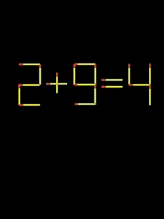 Thử tài IQ: Di chuyển một que diêm để 2+9=4 thành phép tính đúng