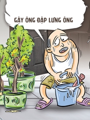 Người đàn ông lấn chiếm vỉa hè bị 'gậy ông đập lưng ông'