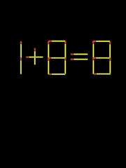 Thử tài IQ: Di chuyển một que diêm để 1+8=8 thành phép tính đúng