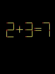 Thử tài IQ: Di chuyển một que diêm để 2+3=7 thành phép tính đúng