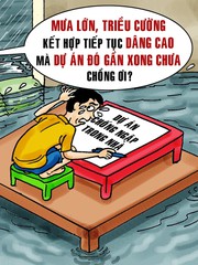 Dự án chống ngập... từ trong nhà