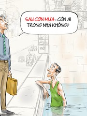 Luẩn quẩn cuộc đua nâng cốt nền chống ngập