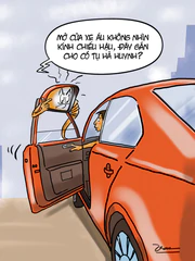 Mở cửa ô tô kiểu 'tự hại mình, hại luôn người khác'