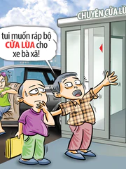 Phát minh cửa lùa cho ô tô, đường phố thái bình từ đây