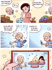 Con sốt cao 90 độ là gần bốc hơi rồi chồng ơi!