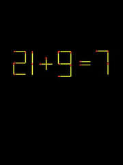 Thử tài IQ: Di chuyển một que diêm để 21+9=7 thành phép tính đúng