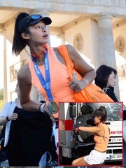 Nữ influencer ‘quá giang’ xe đạp ở giải marathon còn khoe lên mạng