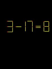 Thử tài IQ: Di chuyển một que diêm để 3-17=8 thành phép tính đúng