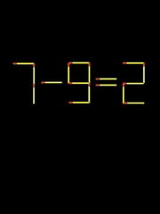 Thử tài IQ: Di chuyển một que diêm để 7-9=2 thành phép tính đúng