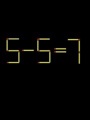 Thử tài IQ: Di chuyển một que diêm để 5-5=7 thành phép tính đúng