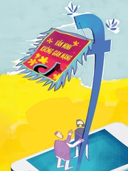 Dựng cây nêu đón Tết, chống bay màu... bảy triệu rưỡi