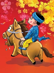 Mã Tiểu Dã chúc mừng năm mới Bính Ngọ