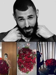Karim Benzema tặng hoa tận ba người phụ nữ trong ngày Valentine?