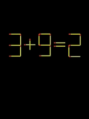 Thử tài IQ: Di chuyển một que diêm để 3+9=2 thành phép tính đúng
