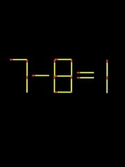Thử tài IQ: Di chuyển một que diêm để 7-8=1 thành phép tính đúng