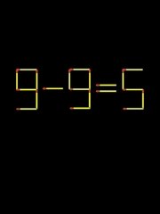 Thử tài IQ: Di chuyển một que diêm để 9-9=5 thành phép tính đúng