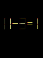 Thử tài IQ: Di chuyển một que diêm để 11-3=1 thành phép tính đúng