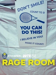 Giải quần vợt bố trí ‘phòng xả giận’ riêng cho VĐV giải stress