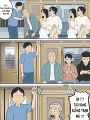 Thằng Vàng thực hành nhường chỗ trên metro