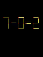 Thử tài IQ: Di chuyển một que diêm để 7-8=2 thành phép tính đúng